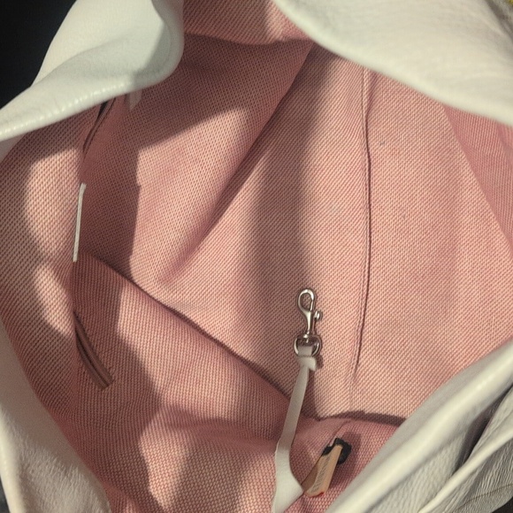 Dooney & Bourke Taupe Leather Shoulder Bag - Picture 3 of 9